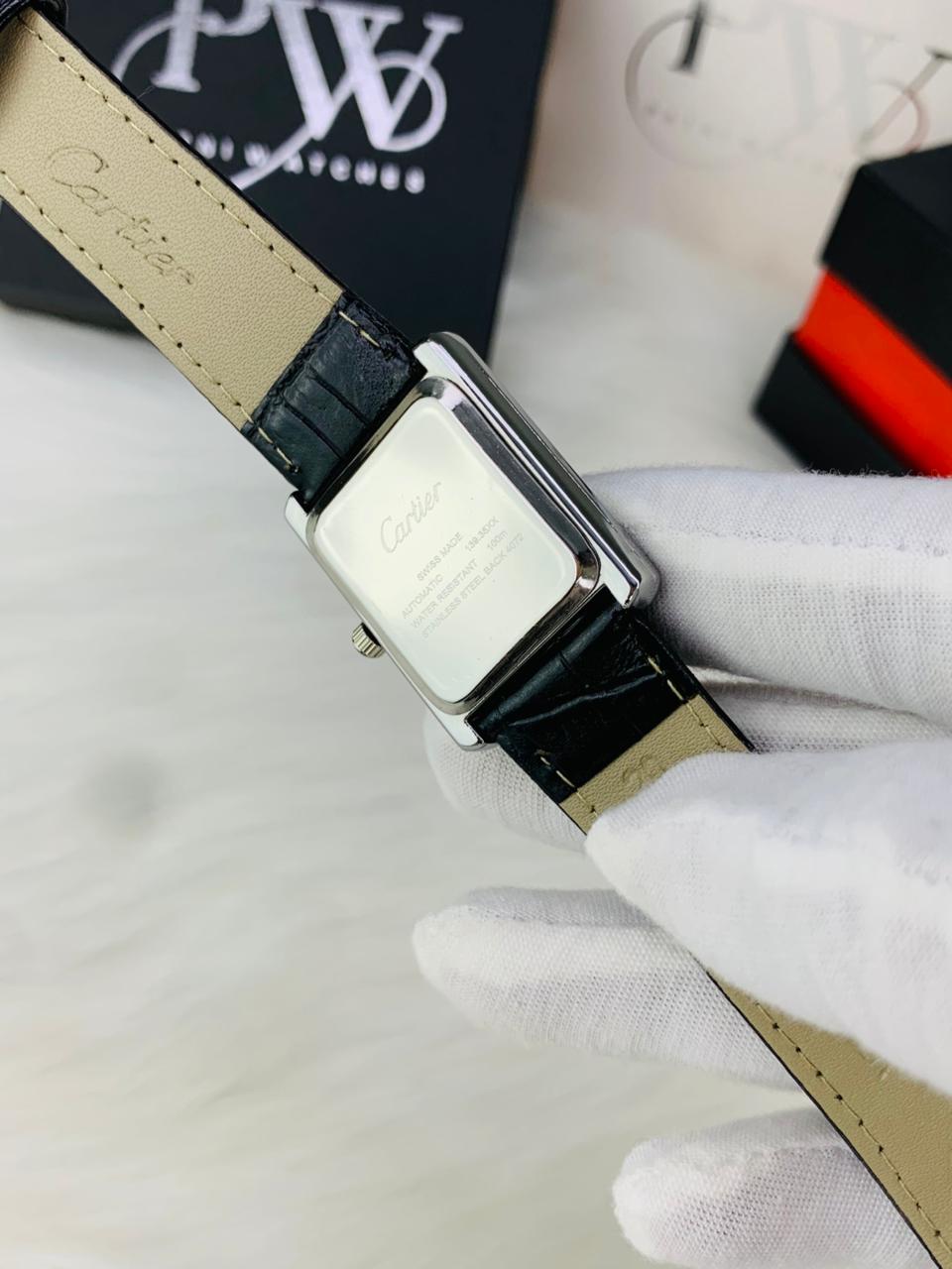 Cart Old Money Tank Model Watch (Black) Patni Watches