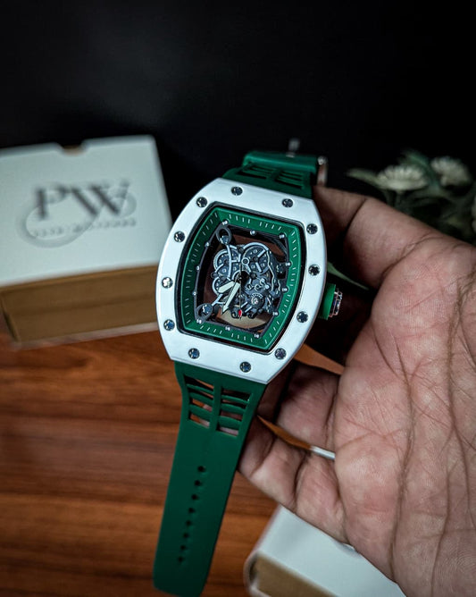 RM Skeleton Model (Green) Patni Watches