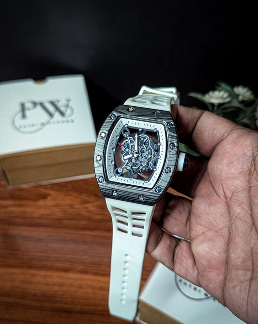 RM Skeleton Model (Carbon White) Patni Watches