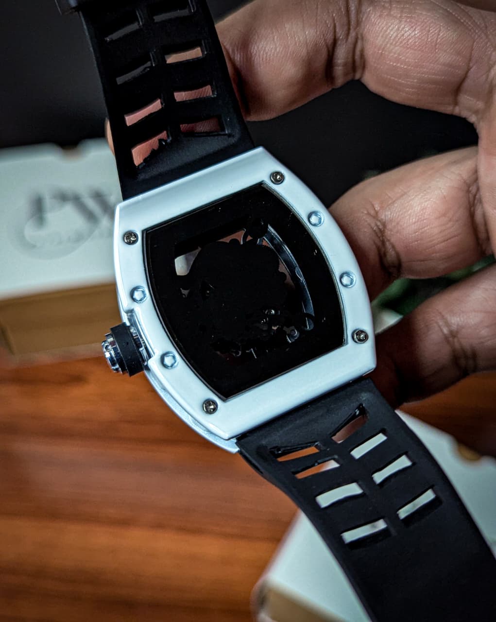 RM Skeleton Model (Black) Patni Watches
