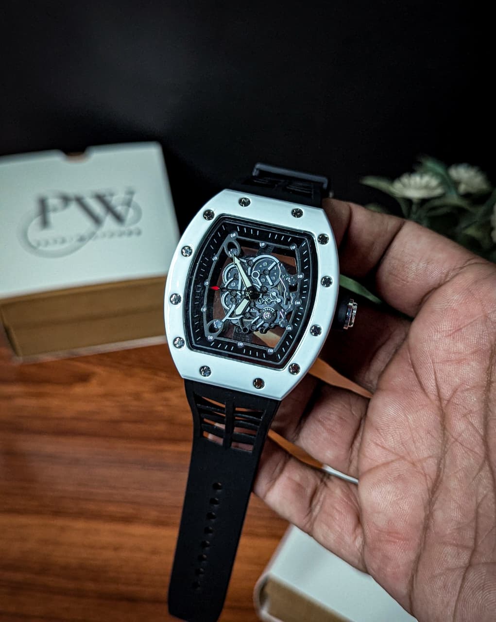 RM Skeleton Model (Black) Patni Watches