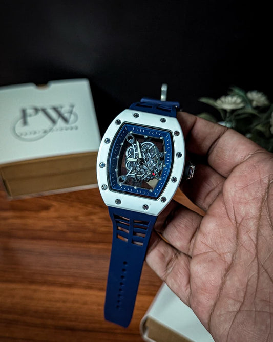 RM Skeleton Model (Dark Blue)) Patni Watches