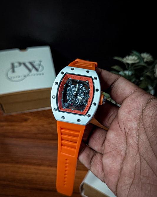 RM Skeleton Model (Orange) Patni Watches