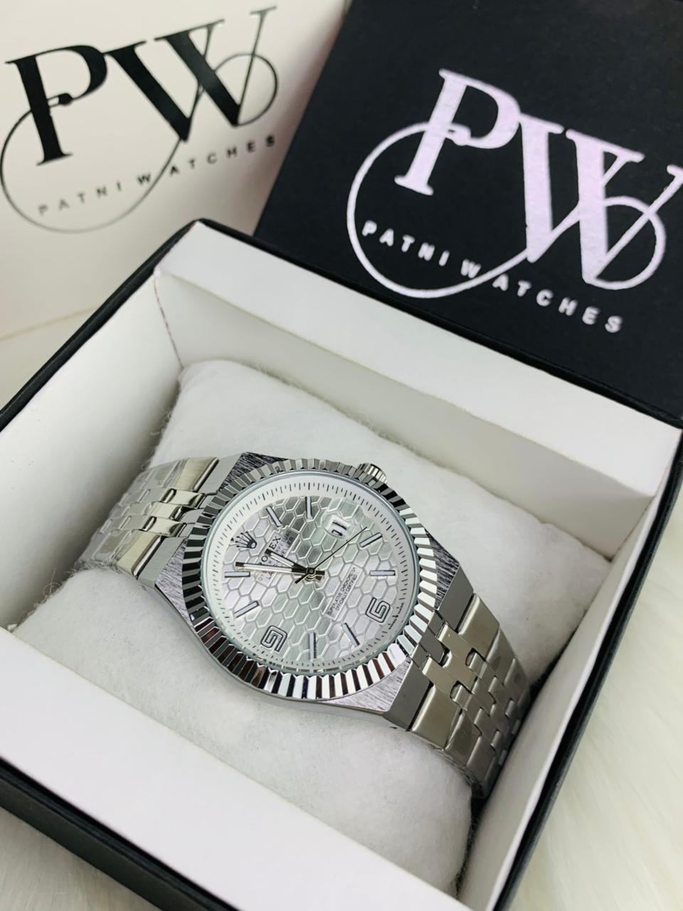 Land-Dweller Semi Auto Model (Silver) Patni Watches