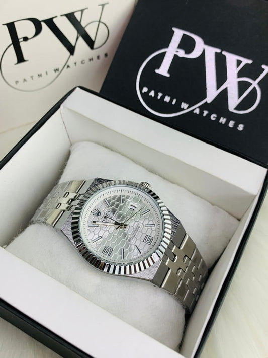 Land-Dweller Semi Auto Model (Silver) Patni Watches