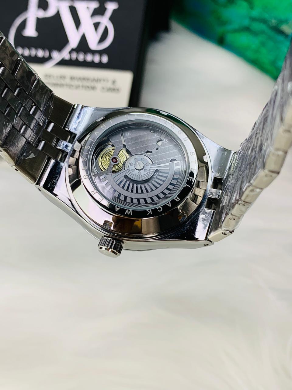 Land-Dweller Semi Auto Model (Silver) Patni Watches