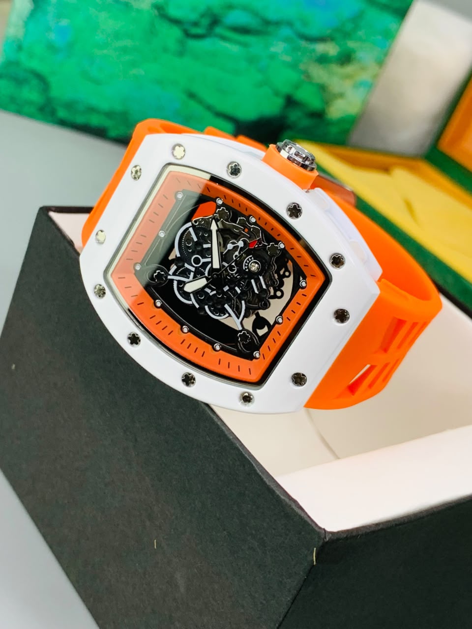 RM Skeleton Model (Orange) Patni Watches