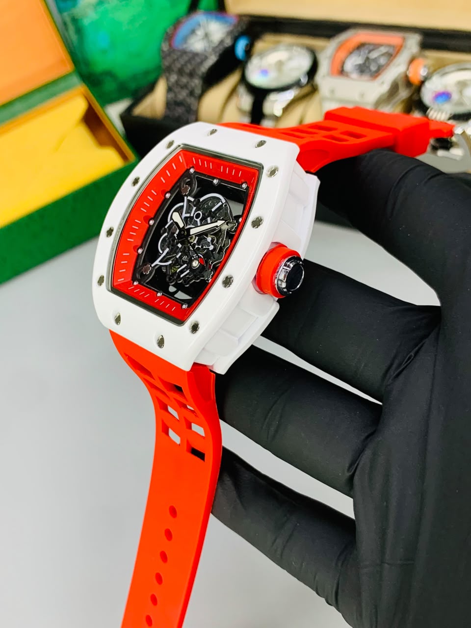 RM Skeleton Model (Red) Patni Watches