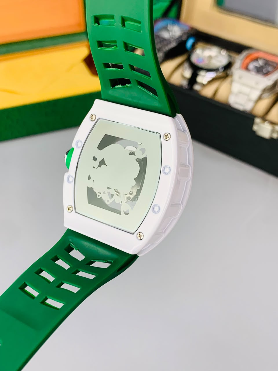 RM Skeleton Model (Green) Patni Watches