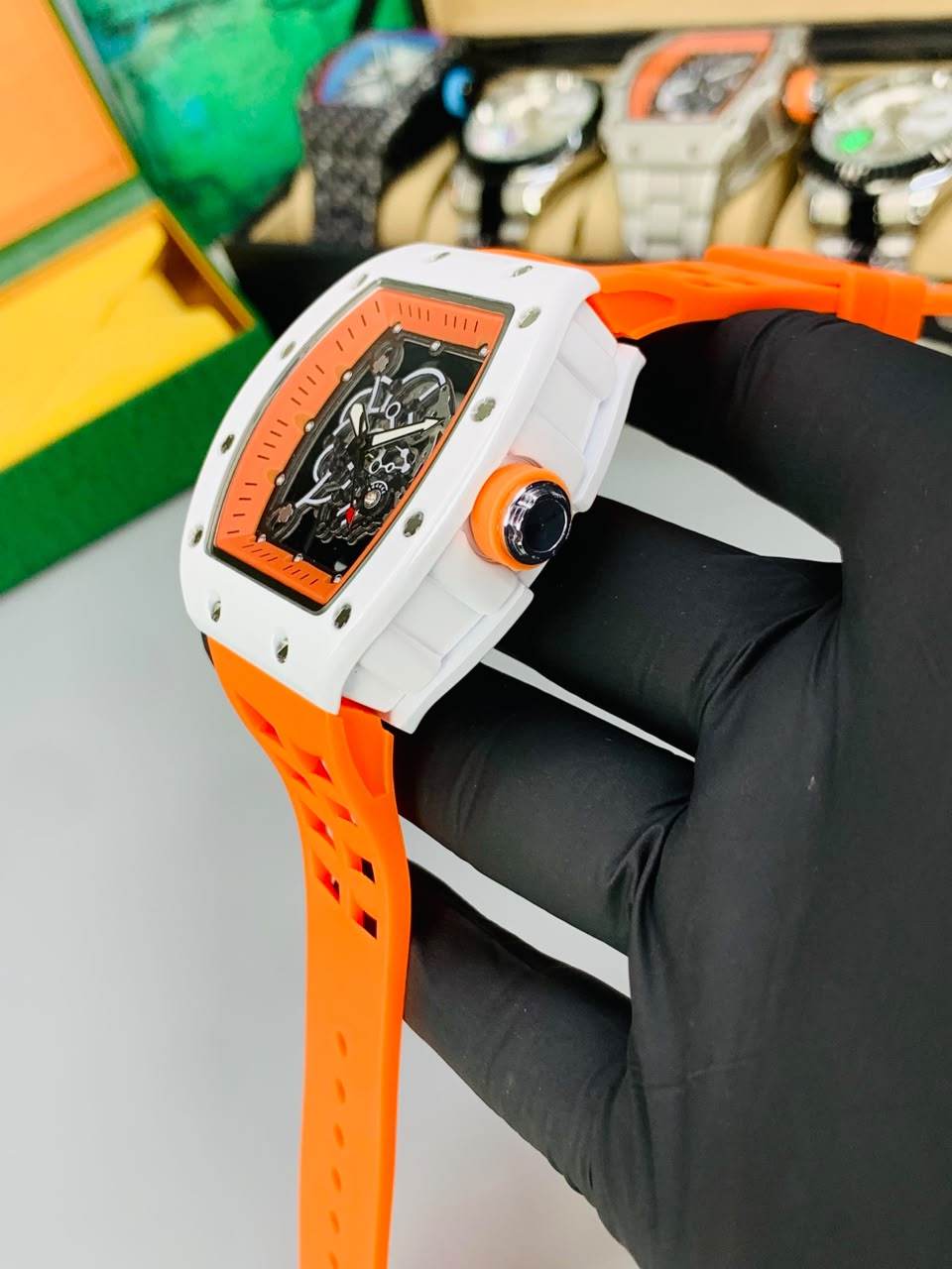 RM Skeleton Model (Orange) Patni Watches