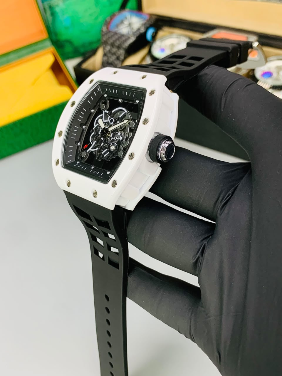 RM Skeleton Model (Black) Patni Watches