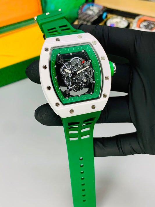RM Skeleton Model (Green) Patni Watches