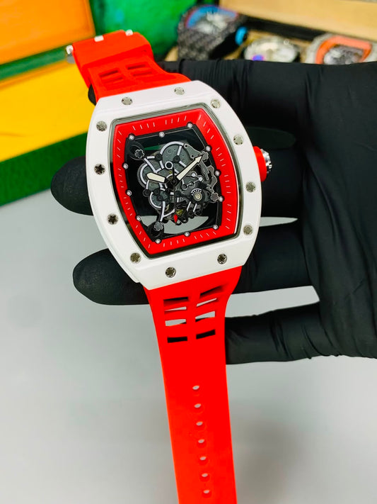 RM Skeleton Model (Red) Patni Watches