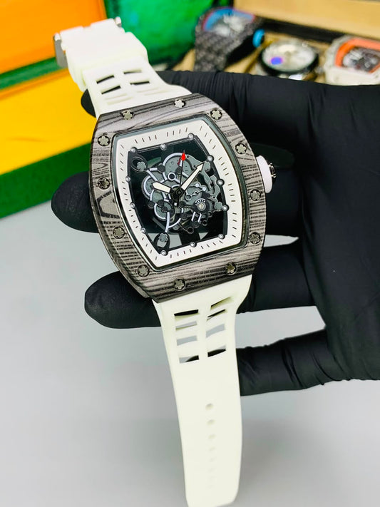 RM Skeleton Model (Carbon White) Patni Watches
