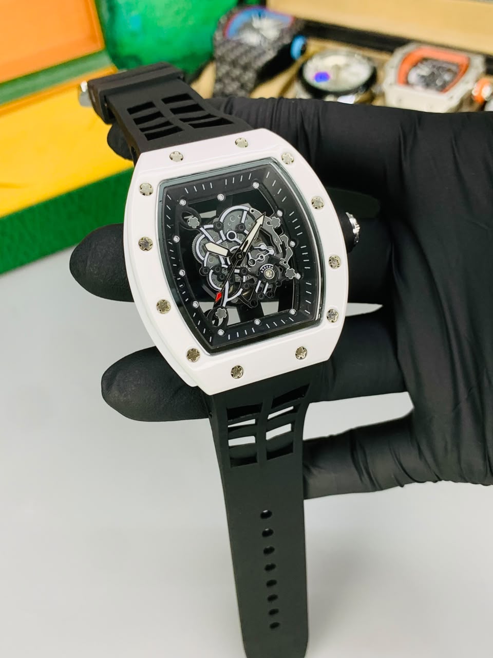 RM Skeleton Model (Black) Patni Watches