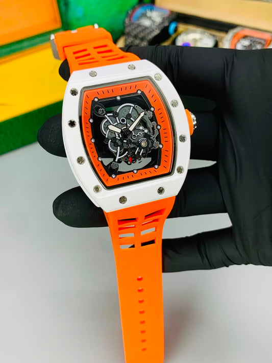 RM Skeleton Model (Orange) Patni Watches