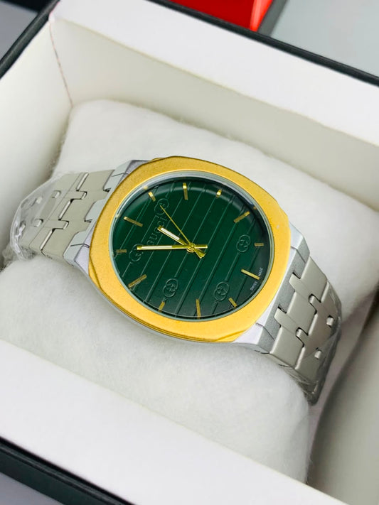New Slim Watch Model (Golden Green) Patni Watches