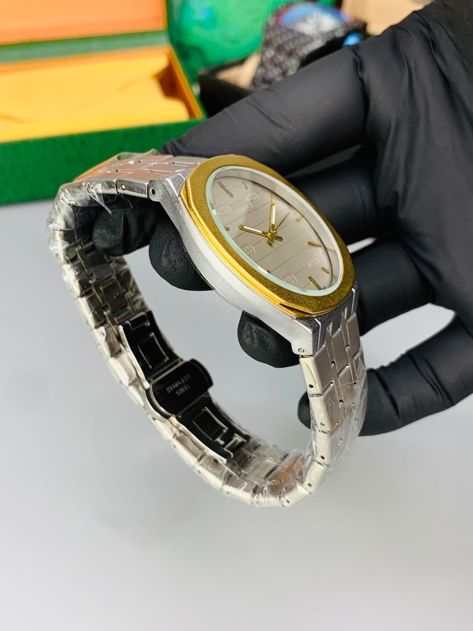 New Slim Watch Model (Golden White) Patni Watches