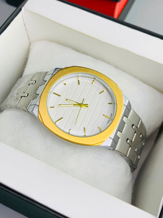 New Slim Watch Model (Golden White) Patni Watches