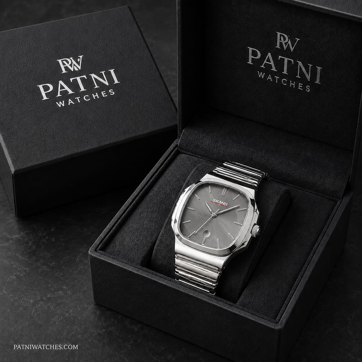 Skmei Silver Model (Grey) Patni Watches