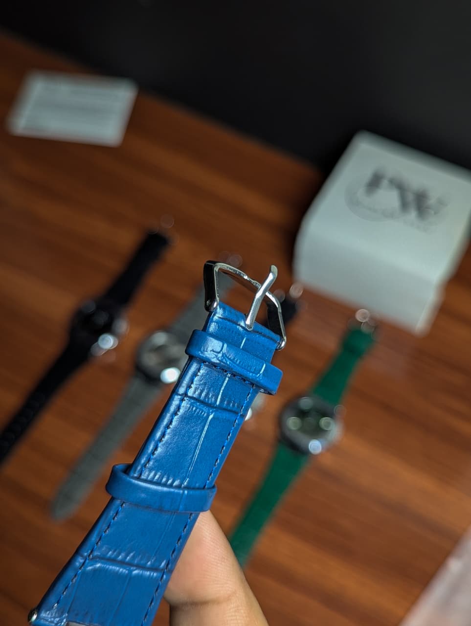 PP Slim Silver Dial Model (Blue) Patni Watches