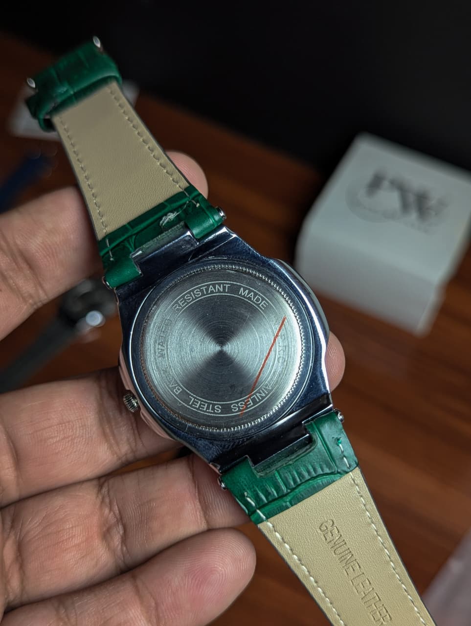 PP Slim Silver Dial Model (Green) Patni Watches