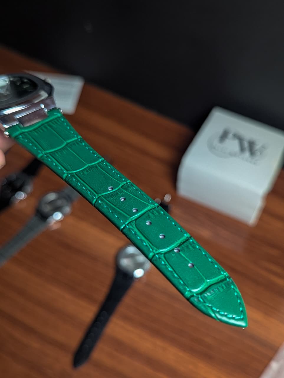 PP Slim Silver Dial Model (Green) Patni Watches