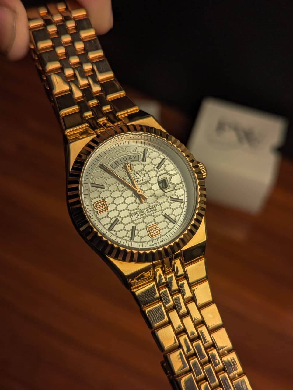 Land-Dweller Rose Gold Model (White) Patni Watches