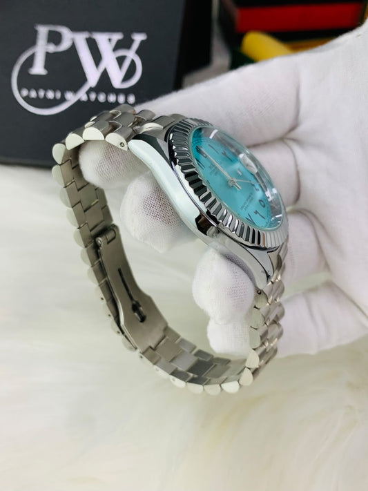 Arabic Silver Model (Tiffany) Patni Watches