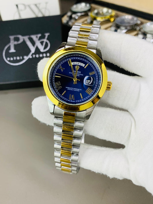 Roman Dial Model (Blue) Patni Watches