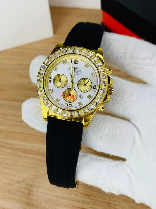 Daytona Stone Strap (Black) Patni Watches