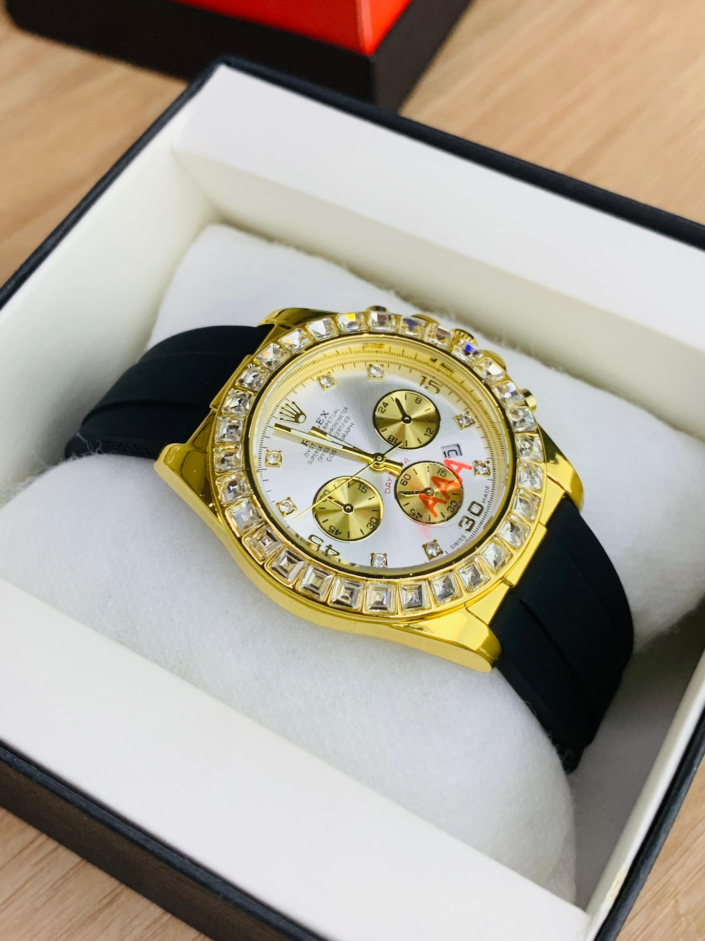 Daytona Stone Strap (Black) Patni Watches