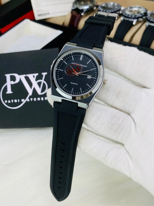Universe Point Model (Silver Black) Patni Watches