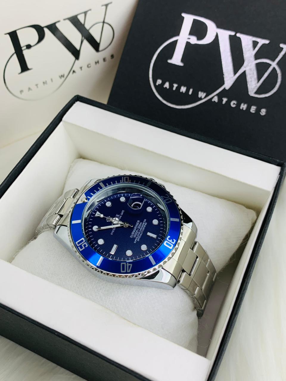 Submariner Model (Blue) Patni Watches