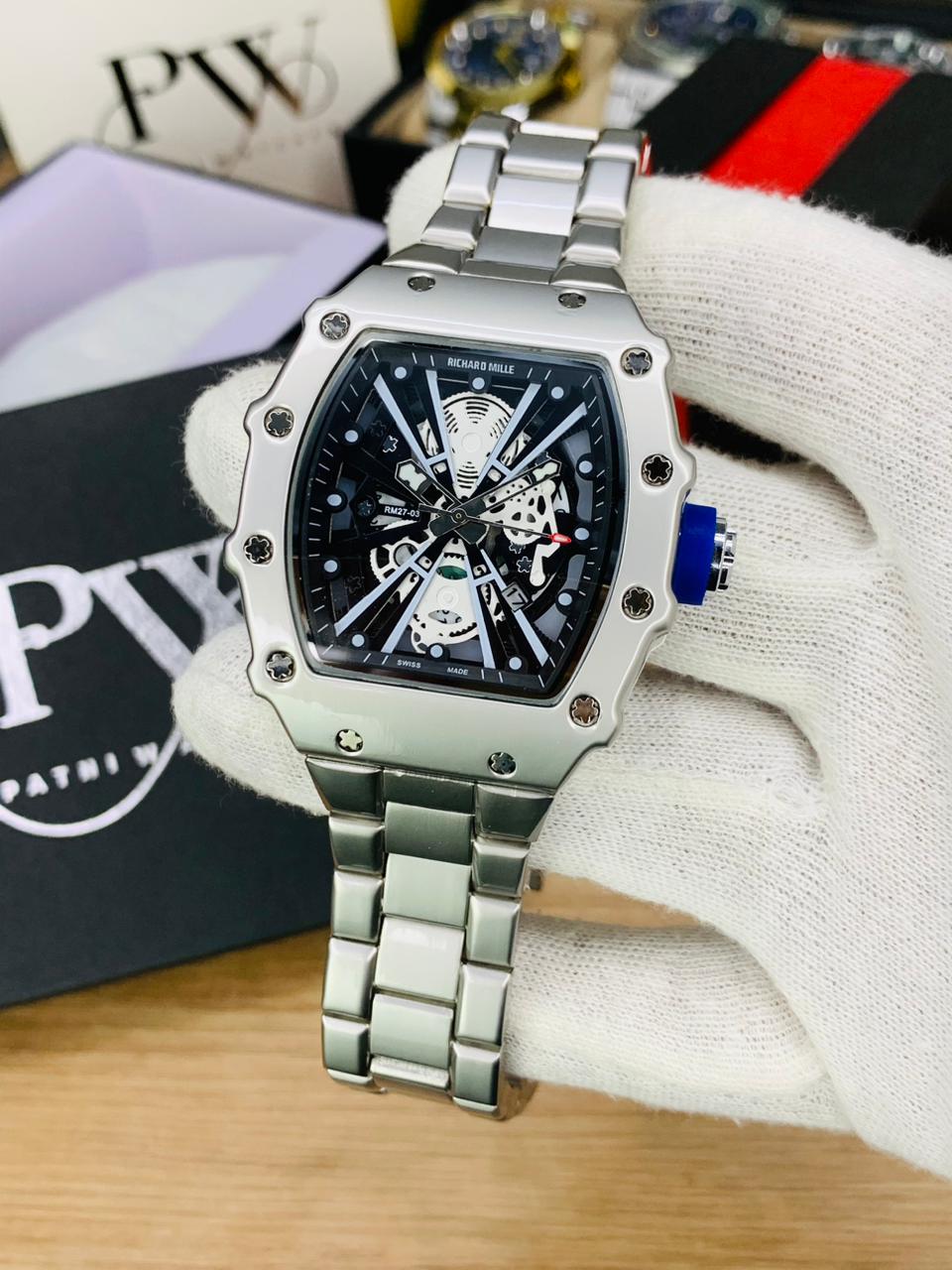 RM 27-03 Model (Silver Black) Patni Watches