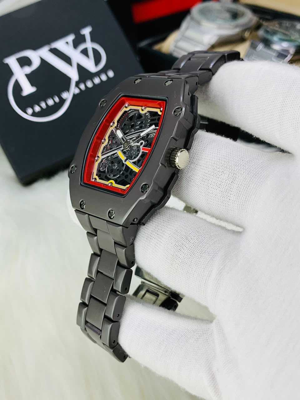 RM 67-02 Model (Black) Patni Watches