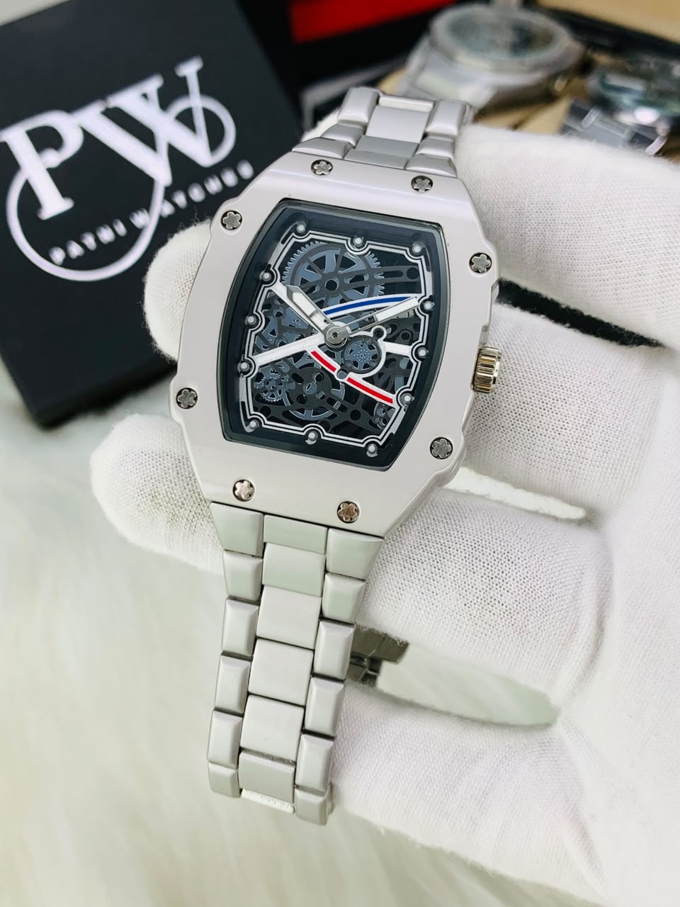 RM 67-02 Model (Silver) Patni Watches