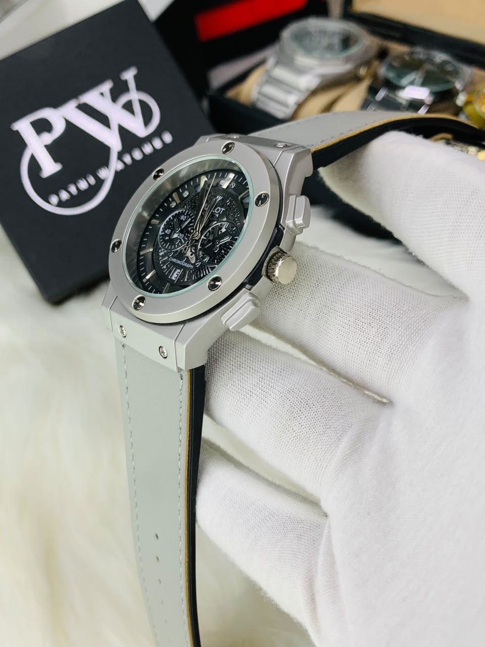 HB Strap Model (Skeleton Black) Patni Watches
