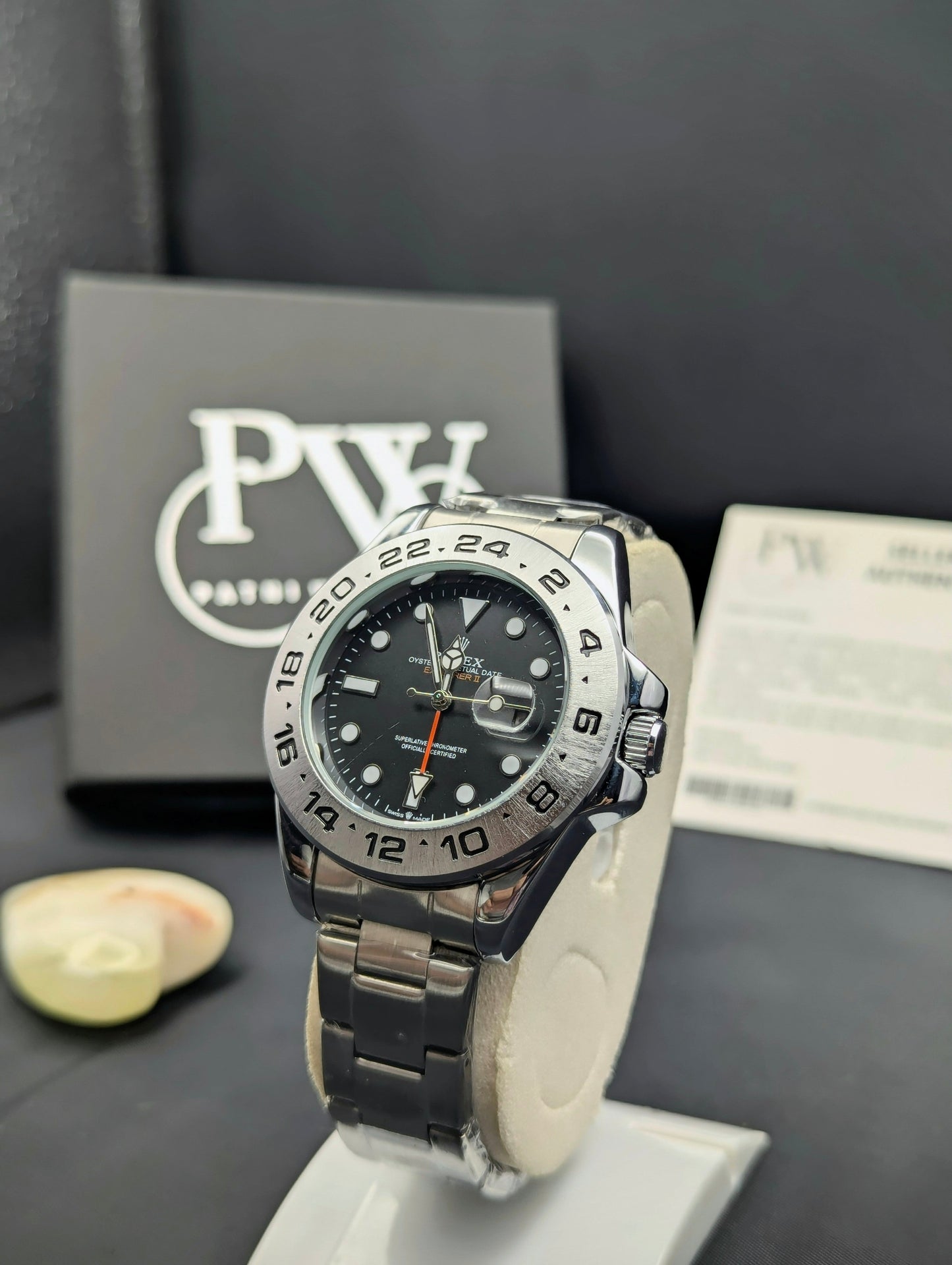 Explorer II Model (Black) Patni Watches