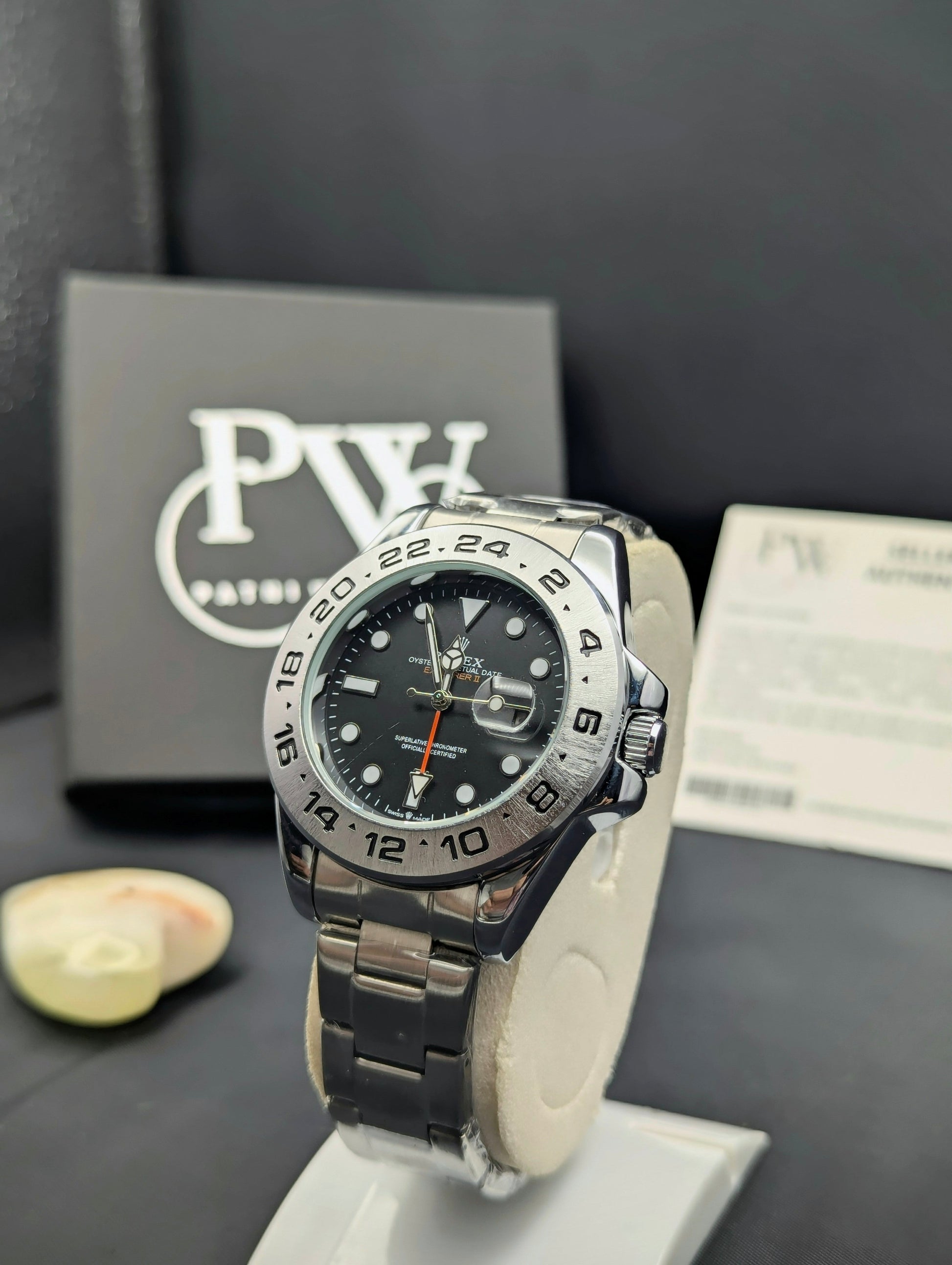 Explorer II Model (Black) Patni Watches