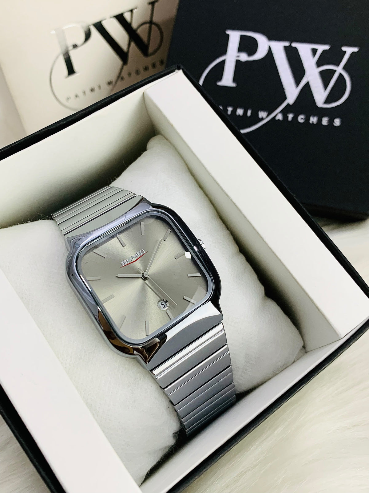 Skmei Silver Model (Grey) Patni Watches