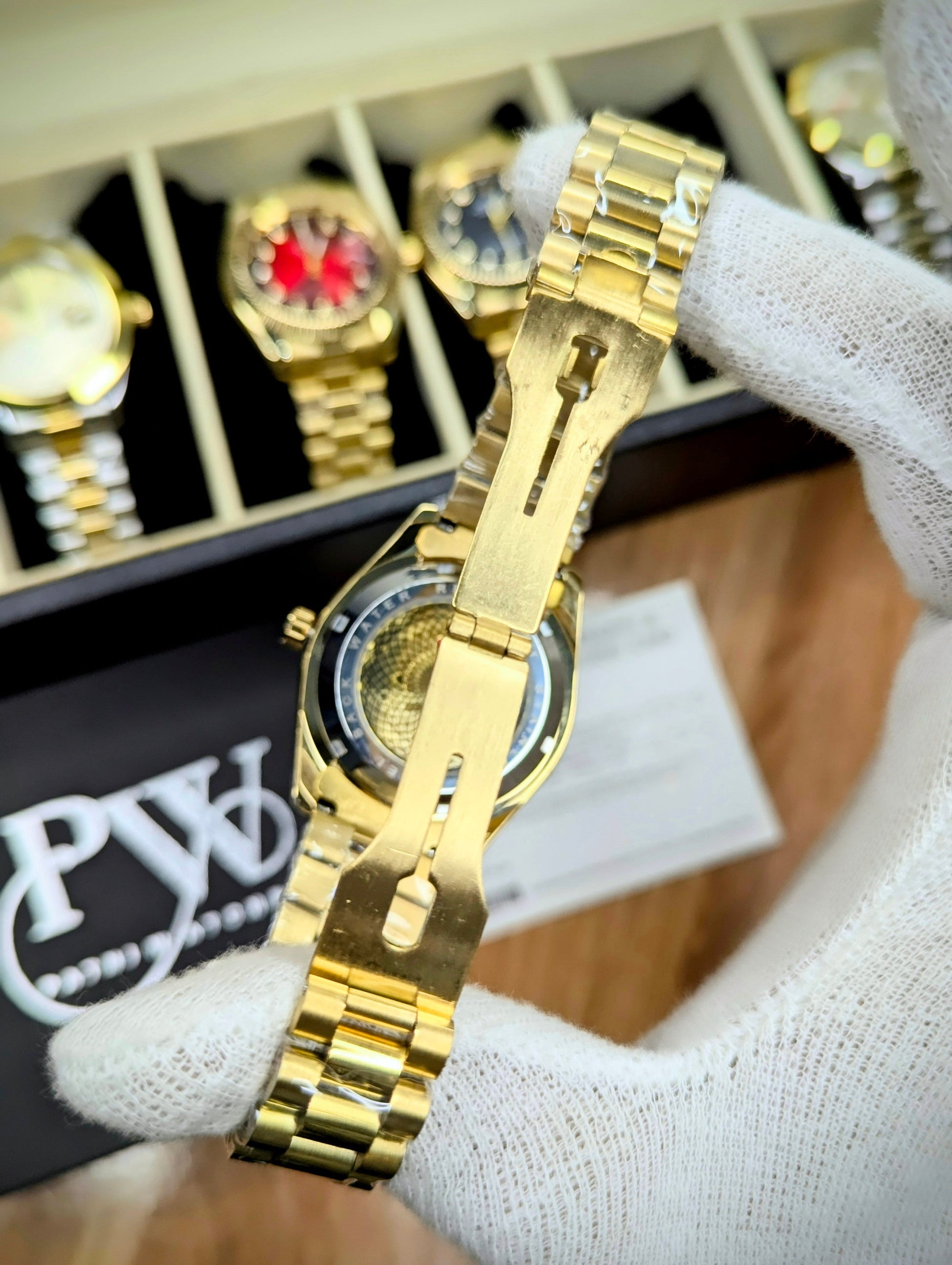 Stone Gold Model (Red) Patni Watches