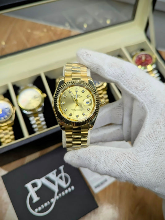 Stone Gold Model (Gold) Patni Watches