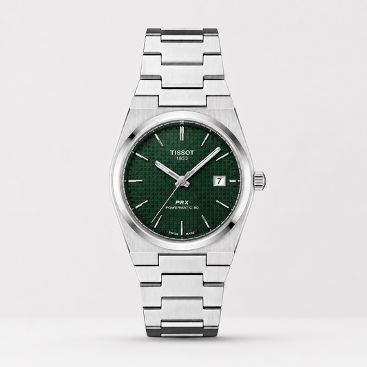 PRX Silver Model (Green) Patni Watches