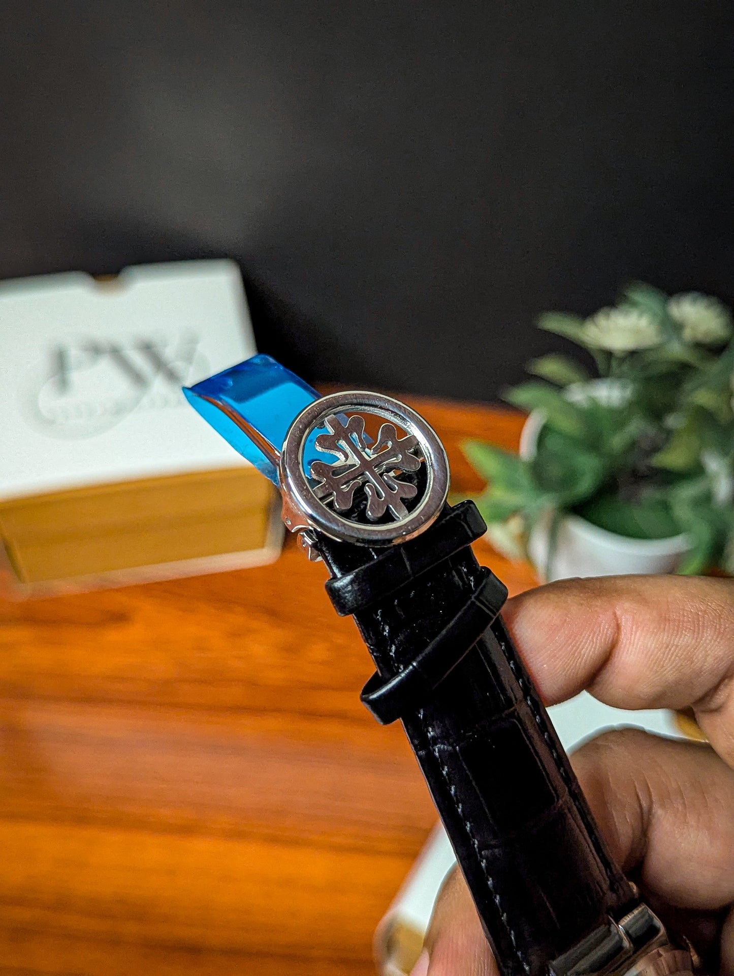 PP Leather Strap (Green) Patni Watches
