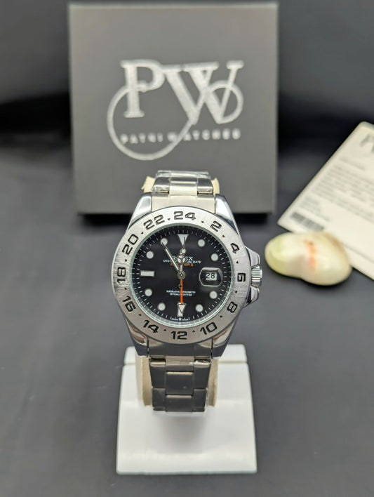 Explorer II Model (Black) Patni Watches