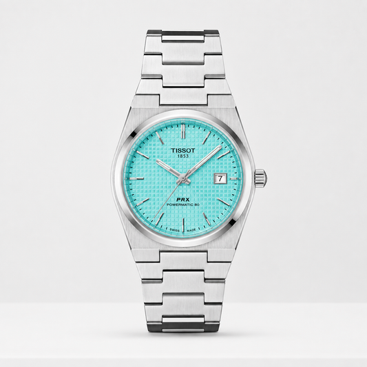 PRX Silver Model (Tiffany Blue) Patni Watches