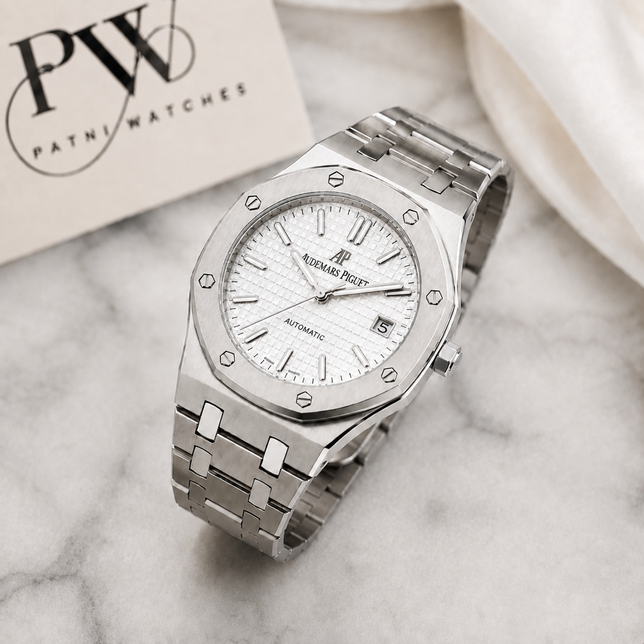 AP Royal Oak (White) Patni Watches