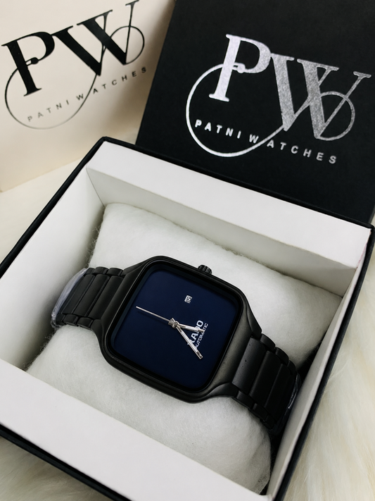 RD SQ Black Model (Blue) Patni Watches