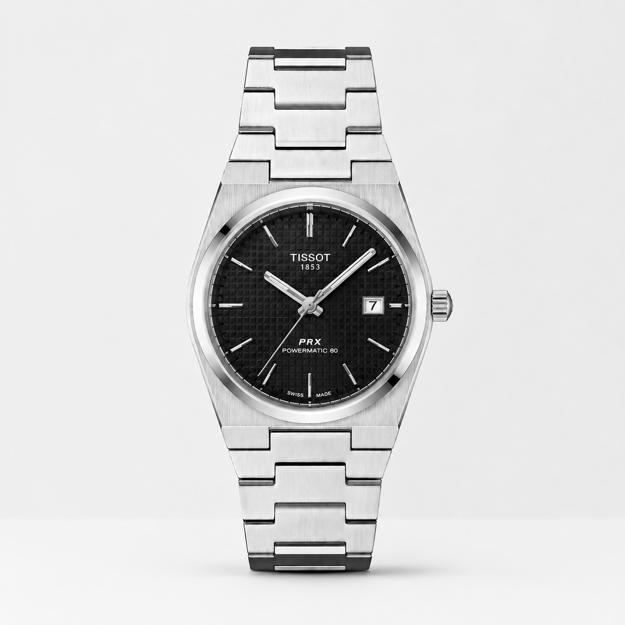 PRX Silver Model (Black) Patni Watches